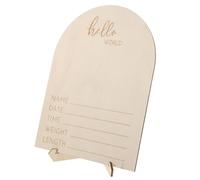 SUPVOX 1 Ensemble De Cadres Photo À En Bois Pour Nouveau-Né Décoration De Chambre D'Enfant Échographie Bébé Première Photo Personnalisée Cadre Photo Pour Bébé Album