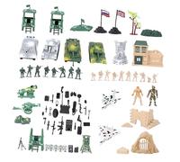 SUPVOX 1 Ensemble De Figurines De Soldats Modèle De Soldat De Soldat À Faire Soi-Même en Plastique