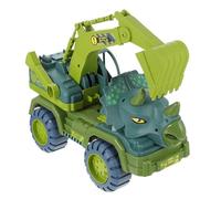 SUPVOX 1 Ensemble De Véhicule D'ingénierie Dinosaure Voiture à Reculons De Glisse pour Enfants Les Enfants Jouent Jouets De Véhicule De Dessin Animé Vert Plastique