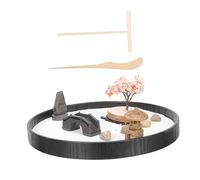 SUPVOX 1 Ensemble Décoration de Jardin Zen pour Bureau Ornements de Sable Minimalistes Décor Élégant pour Table et Espace de Travail pour Amateurs de Culture Zen
