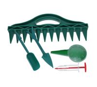 SUPVOX 1 Ensemble Distributeur de Semences à Main Ensemble Outils de Jardinage avec Planificateur et Épandeur pour et Extérieures Outil de Semoir Optimisé pour Espacement et Saine