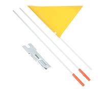 SUPVOX 1 ensemble Drapeau de Sécurité pour Vélo Drapeau Étanche pour Remorque Garçon Fille Jaune Améliorez la Visibilité Sécurité Extérieur