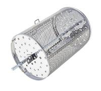SUPVOX 1 Ensemble Électrique Acier Inoxydable pour Cuisson de Noix Outils de Rôtissage Pratiques pour Barbecue à Complet Cage de Cuisson