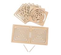 SUPVOX 1 Ensemble Jouets Bois pour Développement des Compétences Motrices Fines et Cognitives Méthode Montessori pour Interactions Parent Garçon Fille