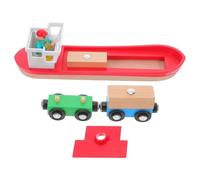 SUPVOX 1 Ensemble Kit Accessoire de Scène Bois pour Train Stimulez la Créativité Compétences Motrices des Garçon Fille Modèle Évolutif pour Jouer Rôle