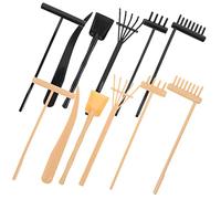 SUPVOX 1 Ensemble Outils de Jardin Zen de Râteaux Miniatures Plastique pour Table de Sable Accessoires de Décoration et Artisanat pour Peinture Sable et Relaxation