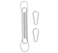 SUPVOX 1 Ensemble Ressorts de Balancelle Accessoires de Suspension pour Hamac Extérieur avec Crochets Galvanisés pour Jardin et Balcon