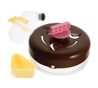 SUPVOX 1 Ensemble Roue de Course Bol de Nourriture et Distributeur Eau Outils pour Animaux de Petite Cages et Exercices