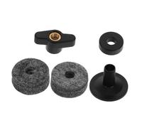 SUPVOX 1 Ensemble Support de Plastique et Feutre pour Batterie Accessoires de Maintien Protection des Cymbales avec Hauteur et Absorption des Chocs