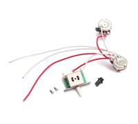 SUPVOX 1 Set Faisceau de Câblage Précâblé pour Guitare Électrique Interrupteur à Bascule 3 Positions, 1 Potentiomètre de Volume 250k, 1 Potentiomètre de Tonalité, Solide et Pratique