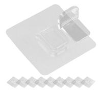 SUPVOX 10 Clips D'étagère en Plastique sans Perçage, Supports D'étagères Robustes pour Placard, Capacité de Charge Élevée, Solution de Rangement Pratique Cuisine et Salle de Bain