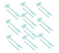 SUPVOX 10 Ensembles Kit Excavation Garçon Fille Outils de Fouille Plastique pour Apprentissage Archéologique Développement Motricité Fine et Jeu Éducatif Sensoriel