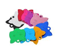SUPVOX 10 Pcs Creative Creative Dog Id Tag Creative Pet Identity Tag De Cat Collier Pendentif Tags