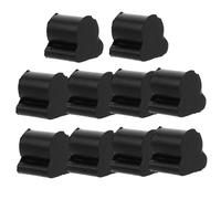 SUPVOX 10 Pcs Tampons en Caoutchouc Noir pour Piston de Cor D'harmonie, Absorption de Choc et Fonctionnement Fluide, Accessoires pour Trombone et Instruments en Cuivre