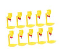SUPVOX 10 pièces Abreuvoir Automatique pour Poulets Système à Bille Rotative Distributeur Eau Professionnel pour Volailles Installation Facile