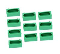 SUPVOX 10 pièces Alimentation Suspendue pour Oiseaux Distributeur de Nourriture Splash pour Pigeons et Perroquets Accessoires pour Oiseaux de Moyenne Facile à Remplir Nettoyer