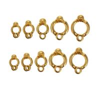 SUPVOX 10 pièces Anneaux de Pied Acier Inoxydable pour Perroquets Ouverts pour Entraînement Au Vol et Accessoires pour Oiseaux Exotiques et Perruches