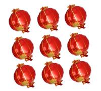 SUPVOX 10 Pièces Ballons Rouges pour Nouvel An Chinois Ballons Mylar Gonflés à Hélium Kit de Support pour Arche de Décor pour Arche pour Thanksgiving