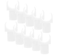 SUPVOX 10 Pièces Bloc de Guidage Abs Blanc pour Fauteuil Roulant, Support Stable et Confortable, Accessoire pour Rails de Siège de Fauteuil Roulant