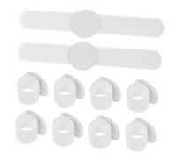SUPVOX 10 pièces Bracelets Slap Blancs DIY à Décorer Bandes à Claquer Personnalisables pour Fête Accessoires Amusants Garçons et Filles