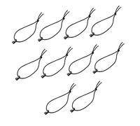 SUPVOX 10 Pièces clip de sangle de stockage de marche bol de bavure accessoires d'attelage mini à dos attaches de sangle de à dos crochet de sangle élastique avec crochet