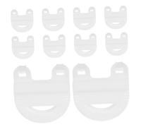SUPVOX 10 Pièces Clips pour Cage de Lapin Plastique Accessoires Fixes pour Cages à Fils Verrous Sécurisés pour Hamsters et Petits Animaux