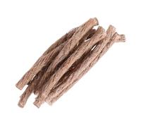 SUPVOX 10 pièces Corde Allume-feu Jute Cirée Cire Abeille Corde Ignifuge Facile à Allumer pour Camping Randonnée Barbecue Survie Extérieur