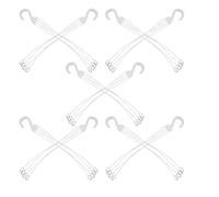 SUPVOX 10 Pièces Crochets Plastique pour Suspension Pots Fleurs Supports Muraux Robustes pour Jardinière Intérieur Extérieur Chaînes Suspendues pour Plantes Balcon Terrasse