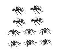 SUPVOX 10 pièces Fausses Fourmis Réalistes Jouets Miniatures Plastiques Simulation pour Décoration Halloween Farce Attrape Insectes