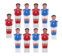 SUPVOX 10 Pièces Figurines Joueurs de Football de Table Abs Remplacement et Réaliste pour Accessoires de Table de Football Mini Jouets Athlètes pour Jeux de Compétition et Réunions