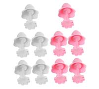 SUPVOX 10 Pièces Lampe de Table Miniature pour Maison de Accessoires Décoratifs Colorés pour Jeu Blanches et Roses DIY pour Aménagements Miniatures