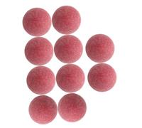 SUPVOX 10 pièces Lot de Balles de Football de Table Rouges Mates Plastique Accessoires de Remplacement pour Jeu de Football de Table Intérieur