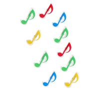 SUPVOX 10 pièces Lot de Pinces Notes de Musique Colorées pour Partitions Forte Tenue Antidérapante Accessoires Pratiques pour Musiciens Compositeurs et Recettes