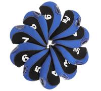 SUPVOX 10 Pièces Lot Housses de Protection Golf Néoprène Anti-Rayures Protège-têtes de Clubs pour Fers et Putters et Bleu