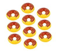 SUPVOX 10 Pièces Mini Anneaux de Natation Décoratifs Chocolat Ornements de Fête pour Maison de Poupée Accessoires Ludiques et Colorés pour Baignade et Jeux