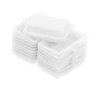 SUPVOX 10 Pièces Mini Modèle De Boîte à Lunch Tout Petit Fille Déjeuner Boîtes à Lunch pour Mini Verset Faites-en Une Mini Nourriture Poupée Mini Jouets Plastique Blanche
