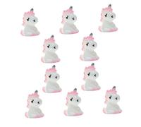 SUPVOX 10 pièces Miniature Licornes Décoratives pour DIY Paysage Micro Jardin Bricolage Accessoires Féériques pour Maison Bureau