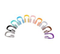 SUPVOX 10 Pièces Nose Plugs for Swimming Adults Silicone Nose Clips with Antislip Particles Lightweight for Men and Women with Storage Box