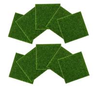 SUPVOX 10 Pièces Pelouse Artificielle Miniature Décoration Intérieure Extérieure pour Micro Paysage et Terrarium