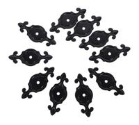 SUPVOX 10 Pièces Rosace de Bouton Vintage en Alliage de Zinc Noir 2, 9x1,