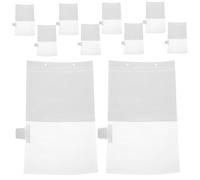 SUPVOX 10 Pièces Sachets D'humidité Suspendus Crochet en Plastique Blanc, Absorbeur D'humidité Facile à Ranger pour Cuisines et Maison, Paquet Déshumidificateur Réutilisable