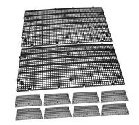 SUPVOX 10 Pièces Séparateurs pour Aquarium Panneaux Plastique Grille Modulaire pour Filtration et Protection des Œufs Contrôle du Flux Eau Ajustable pour Élevage et Isolation des Poissons