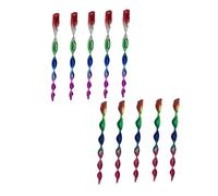 SUPVOX 10 pièces Spirales Réfléchissantes Oiseaux pour Jardin et Balcon Bâtons Éloignant Oiseaux avec Rotation Facile Protection Respectueuse des