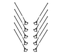 SUPVOX 10 Pièces Support de Drapeau de Poteaux de Drapeaux pour Guidon de Accessoires de Cyclisme Monture Pratique et Durable