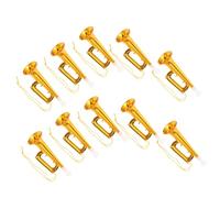 SUPVOX 10 Pièces Trompettes Miniatures Jouets Musicals pour Garçon Fille Accessoires de Performance Festive et Atmosphère de Fête