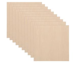 SUPVOX 10 Planches de Bois de Tilleul 150 Mm pour Bricolage, Tranches de Bois Vierges Naturelles, Matériel de Maquettes D'architecture, pour Diy, Peinture et Projets Artisanaux