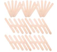 SUPVOX 100 Bâtonnets en Bois Surdimensionnés 200X25X16 MM pour Loisirs Créatifs Bricolage et Épilation Cire Bâtonnets Plats Naturels sans Échardes pour Projets Artistiques et Usage