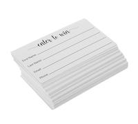 SUPVOX 100 Cartes de Tombola Vierges Réutilisables Feuilles de Billets de Tombola pour Événements Tickets de Vote Multi-Usages Format Petit Lot de 2 Carnets de 20 Feuilles pour