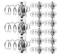 SUPVOX 100 Contacts À Ressort De Conversion pour Chargeur De Batterie Plaque De Contact Connecteur À Ressort pour Chargeur De Batterie en Fer Plaque De Borne De