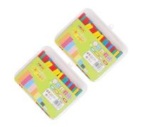SUPVOX 100 Pièces Baguettes de Comptage Colorées pour Enseignement des Mathématiques Montessori Outils Ludiques pour Développer Les Compétences Logiques et Mathématiques des Tout Petits